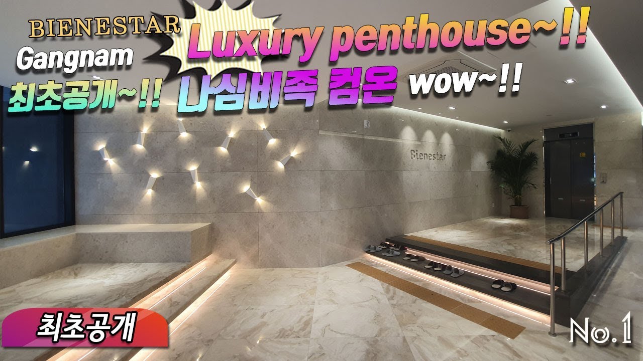 강남 비에네스타 드디어 OPEN~!!   BIENESTAR Gangnam luxury penthouse~!! 최초공개~!! 나심비족 컴온 wow~!!