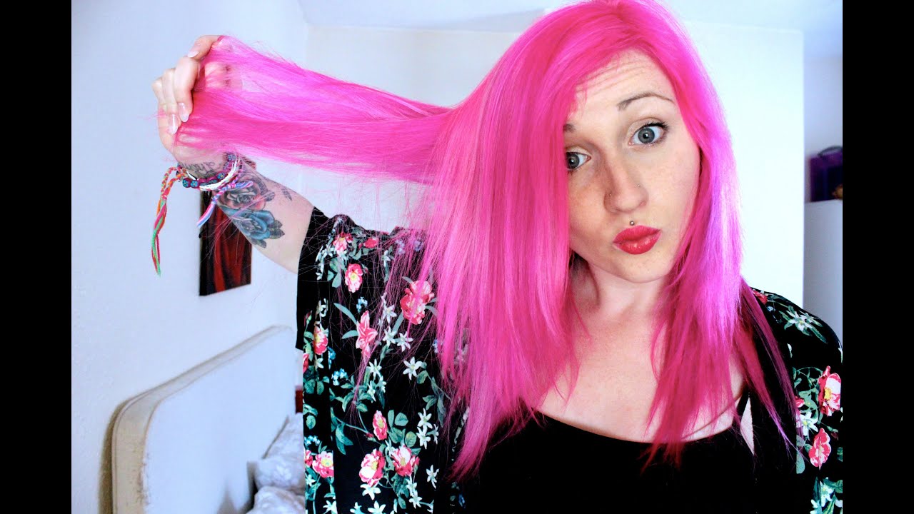 BRIGHT Pink Hair For Amsterdam!