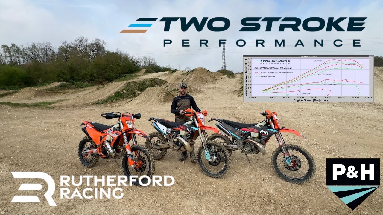 KTM 300TBI TSP Medium and High comp comparison