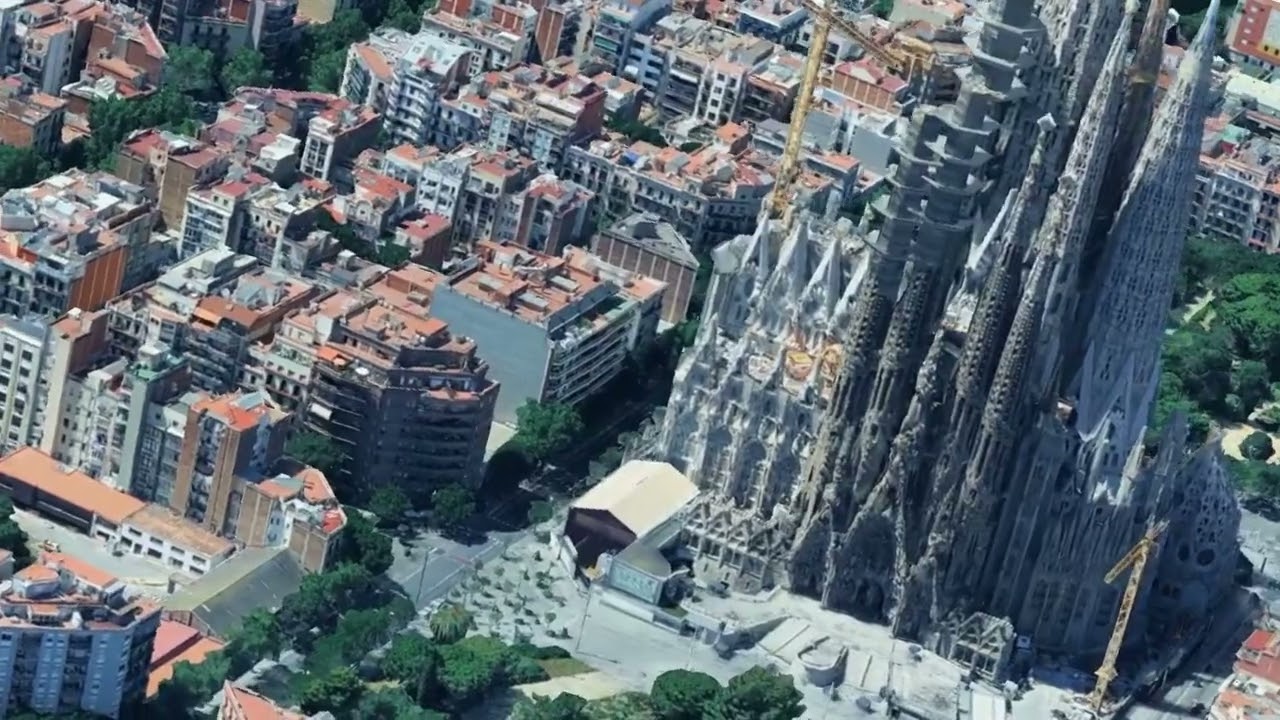The Unfinished Song (Sagrada Família) | A Cinematic Google Earth Journey