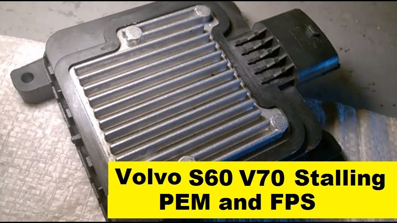 Volvo S60 XC90 P0089 code poor acceleration no power stall high fuel pressure - FPS PEM  2003-2009