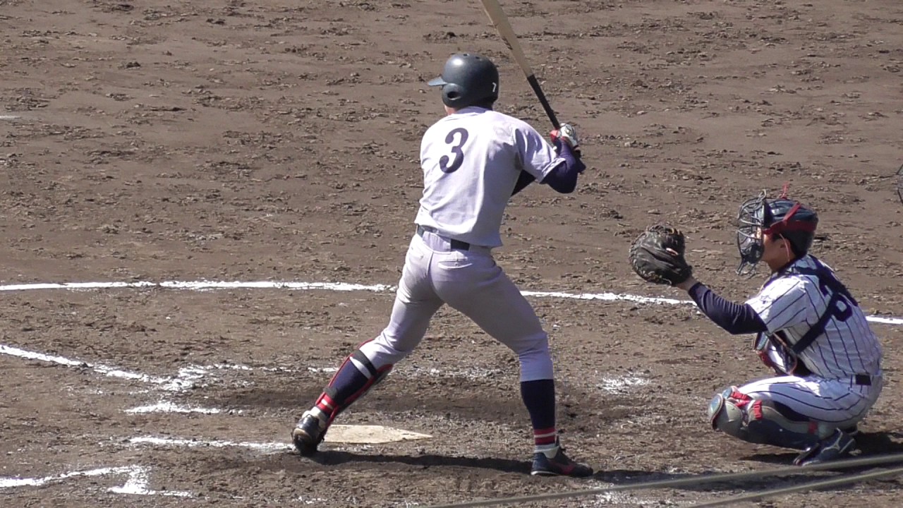【左安打】2017/03/10古川 陸(東大阪大柏原高&rarr;関西大新3年生)第2打席