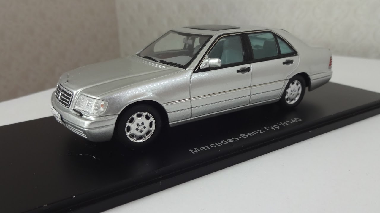Mercedes S500 W140 масштабная модель Spark и цинковая чума