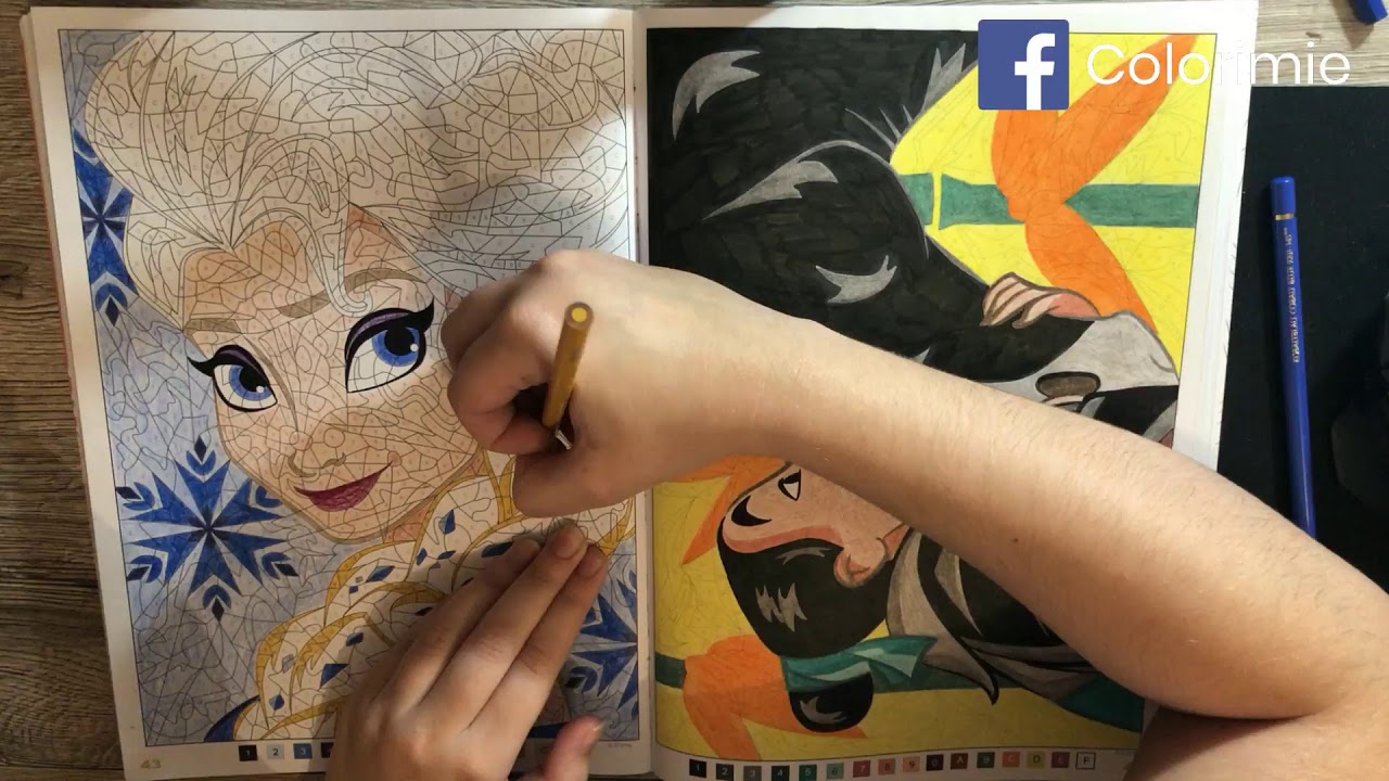 Live Colo & blabla | Coloriage myst&egrave;re Disney Tome 5