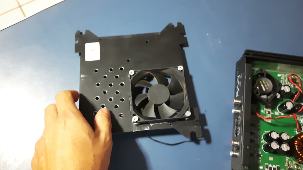 Cooler no Módulo amplificador Falcon