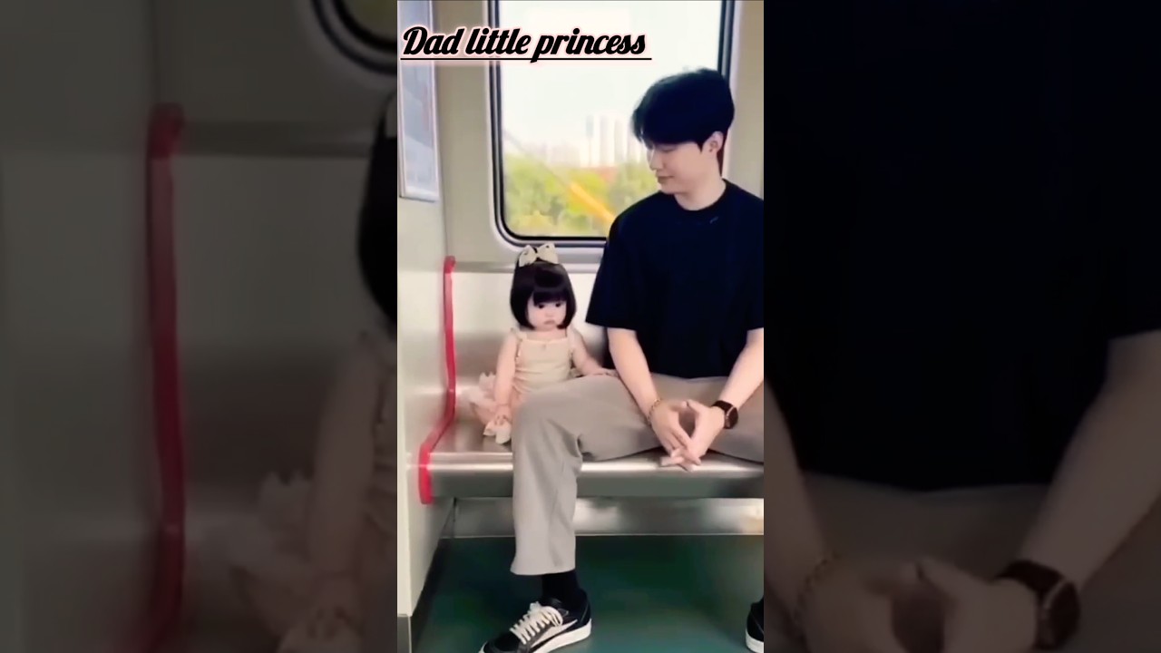 Dad little princess #baby video status #trending#viral video