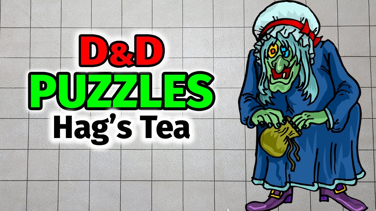 D&D Puzzle: The Hag's Tea - Dungeons and Dragons Puzzles Wally DM #dnd