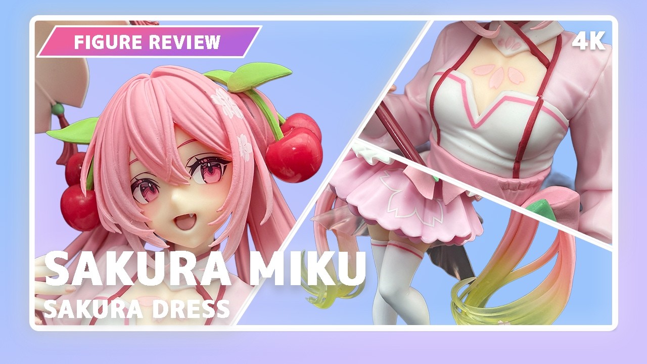 Sakura Miku AMP+ Figure Review &ndash; Sakura Dress Version | Hatsune Miku Prize Figure by Taito