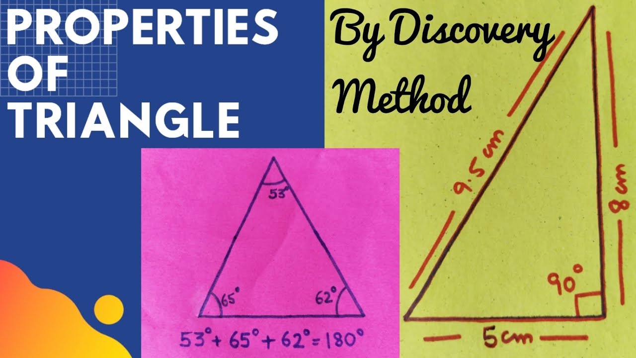 Properties of Triangle | Triangle | Geometry | Proof of Angle Sum Property of Triangle