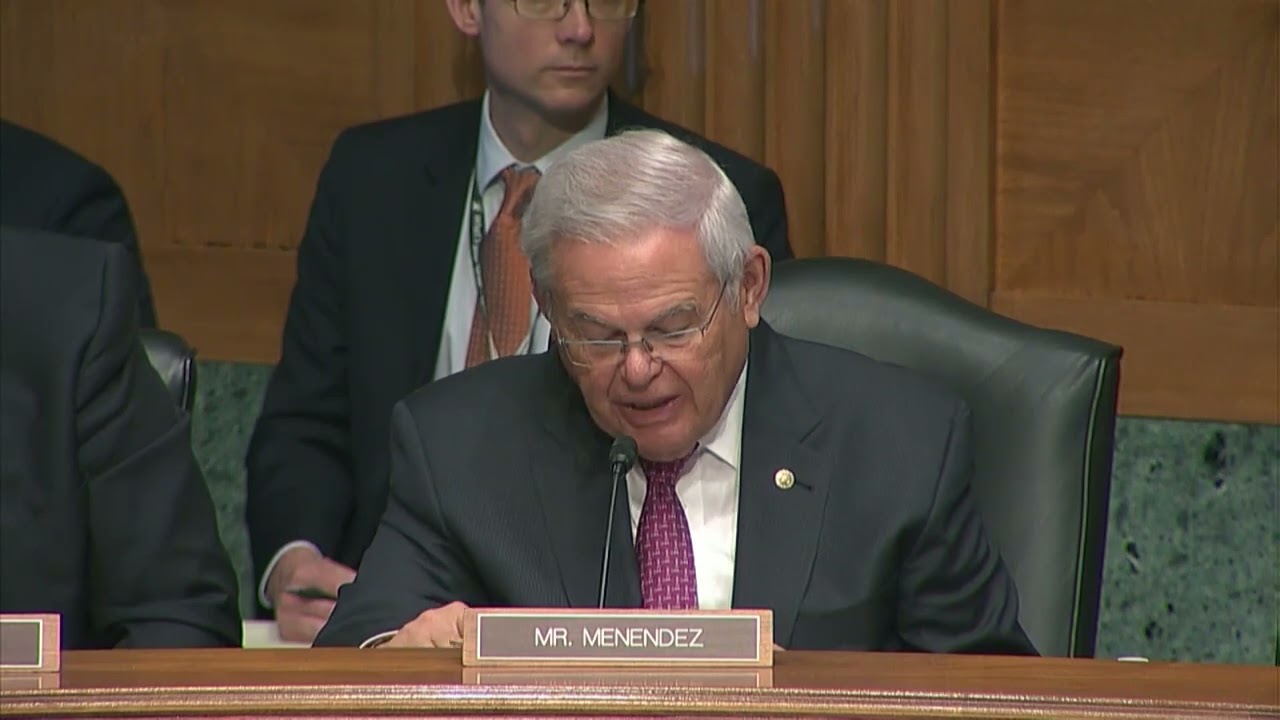 Menendez Questions Witnesses During Banking Hearing on Fentanyl Trafficking