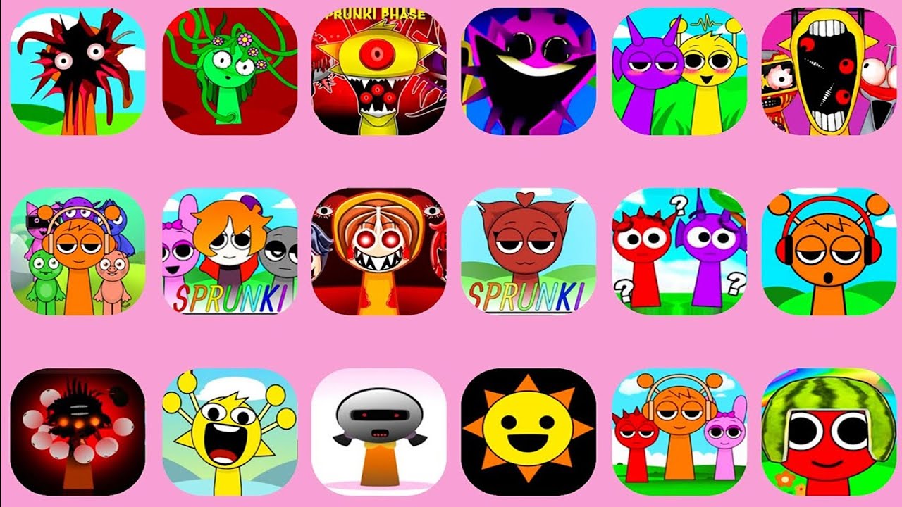 Phase 1 VS Phase 2 VS Phase 3 VS Phase 4 VS Phase 5 VS Phase 6 VS Phases 7-10 in Incredibox Sprunki!