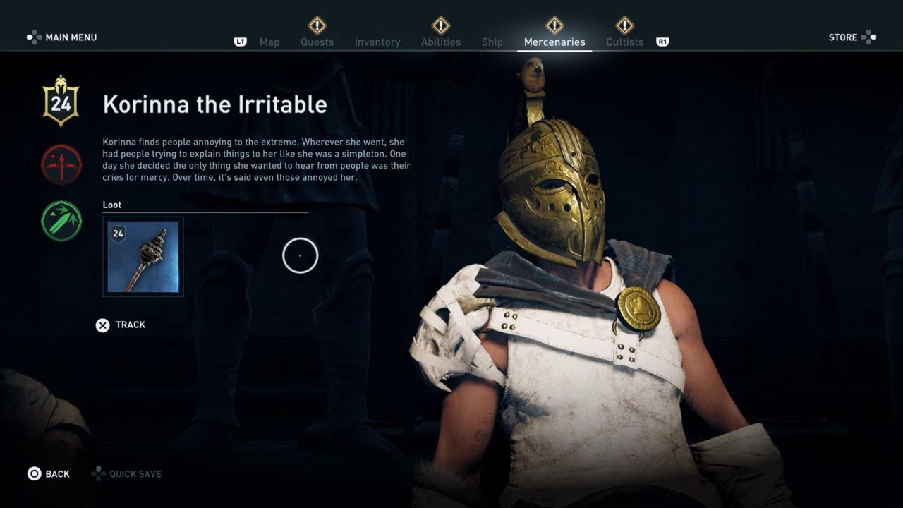 Assassin's Creed Odyssey - Korinna the Irritable (Lv. 24) (Hard)