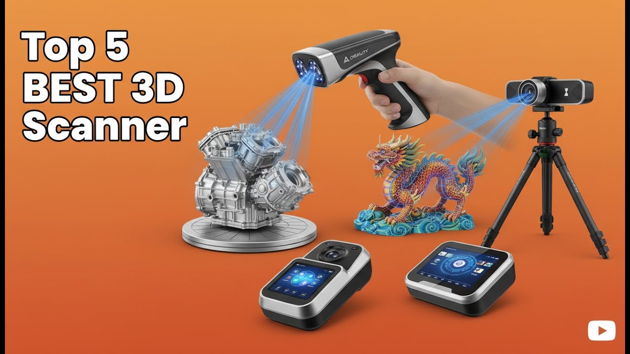 ТОП-5: Лучшие 3D-сканеры 2026 года | Лучшие бюджетные 3D-сканеры