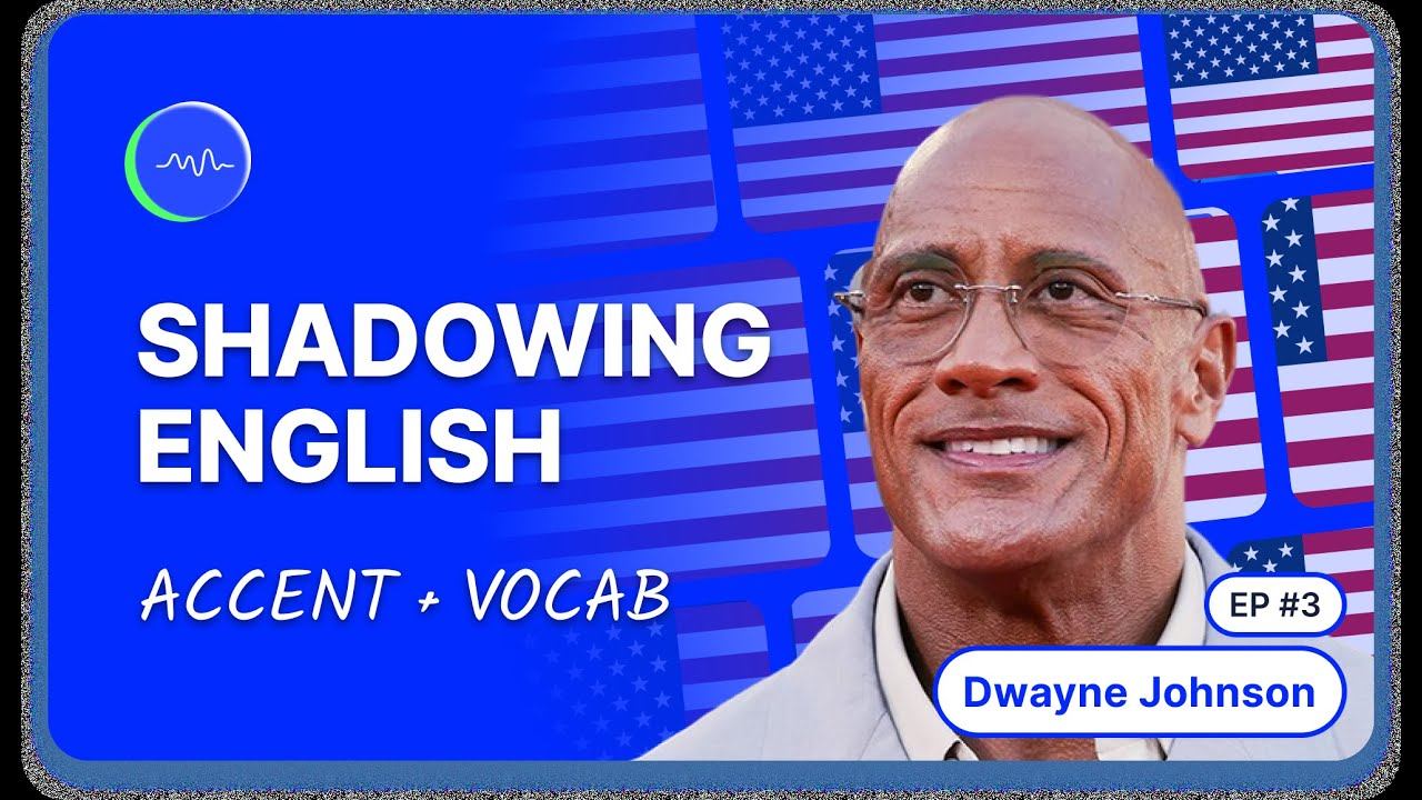Train your spoken English by shadowing real voices.
