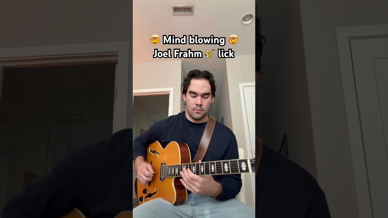 Mind Blowing Joel Frahm lick (over C13(b9)) 