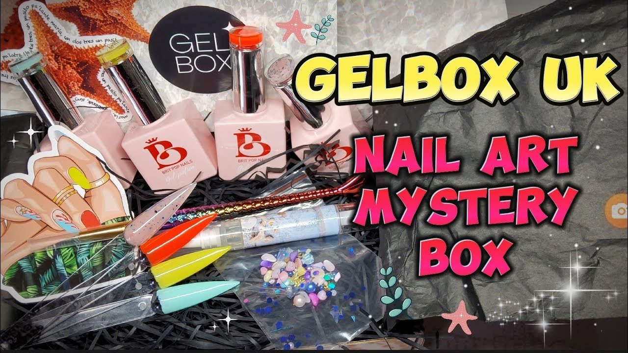 NAIL ART MYSTERY BOX! | GELBOX UK JULY MONTHLY SUB BOX