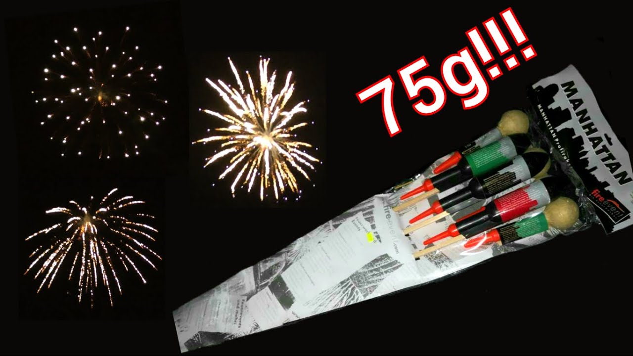 XXL Rockets 75g || Mega Raketenset Manhattan [FullHD] 50€!!!