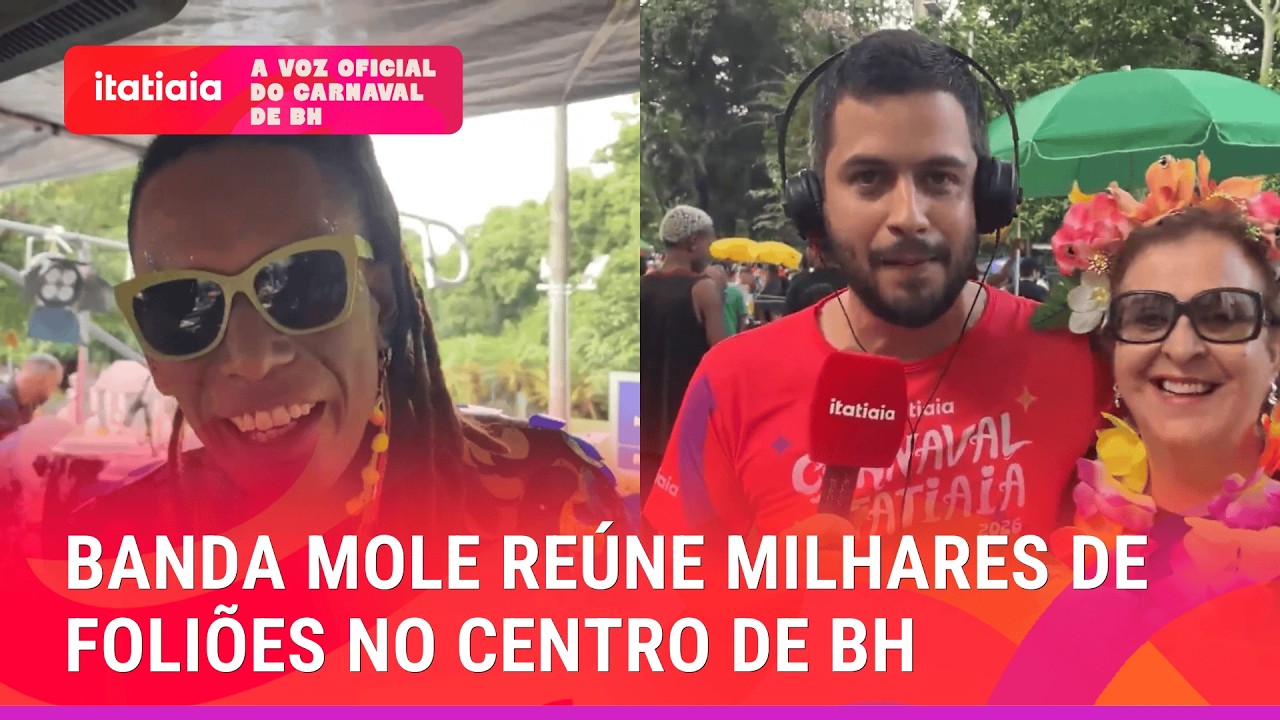 VEJA A MOVIMENTAÇÃO DO BLOCO BANDA MOLE, NO CENTRO DE BH