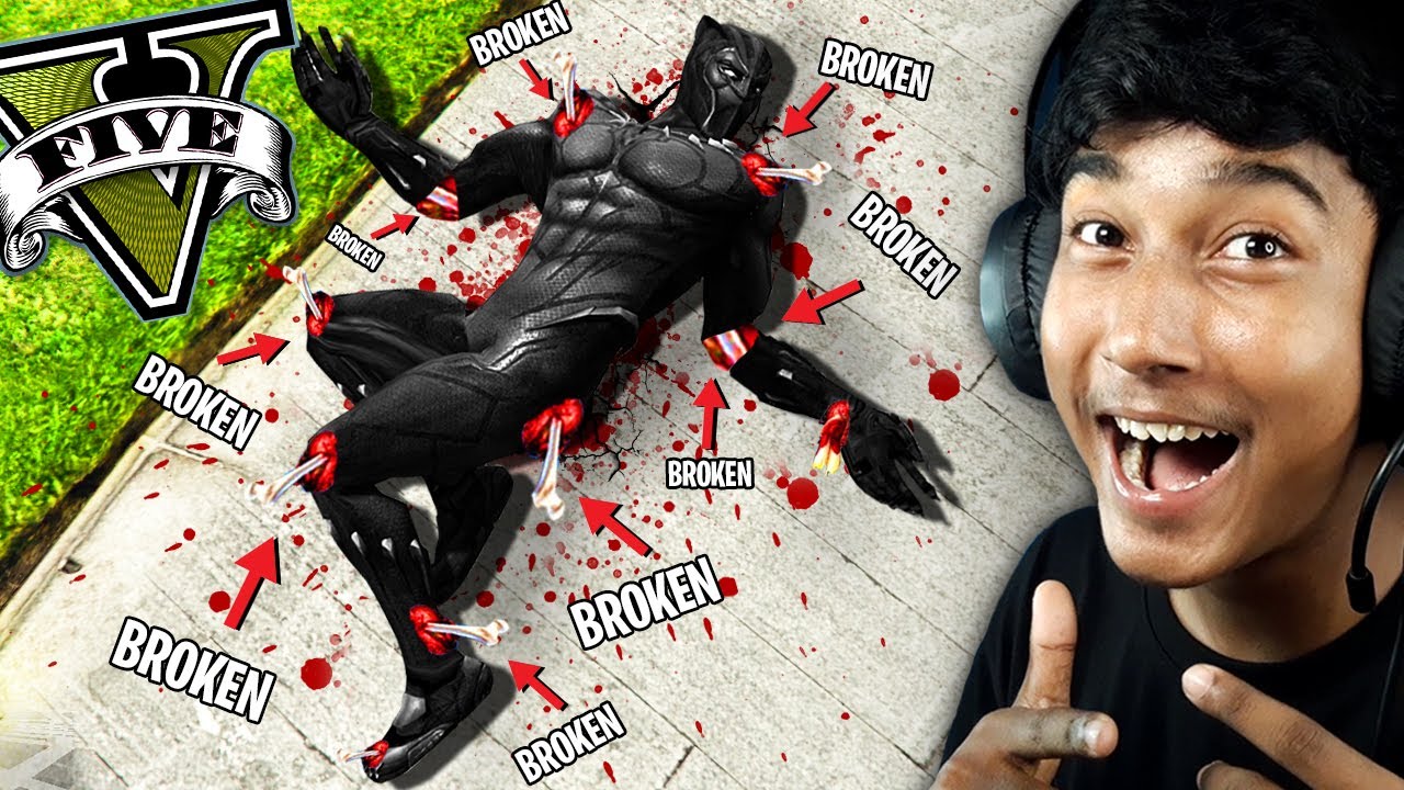 GTA V : BLACK PANTHER Breaking HIS EVERY BONE || GTA V Bangla GAMEPLAY || Narin The Gamer