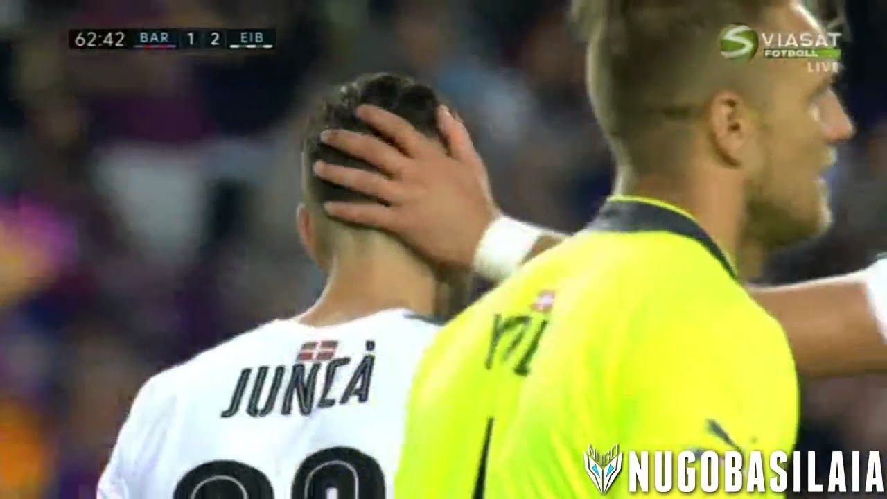 David Junca Own Goal 4 2 Barcelona Vs Eibar   Top 2018 Goals Top  20 Top 15 Top 10  Goals HD