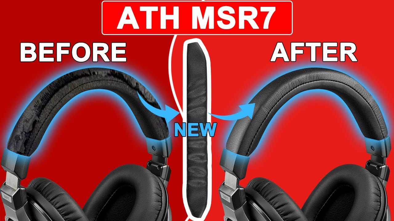 SOULWIT&reg; | How to Replace Audio Technica ATH MSR7/MSR7NC/MSR7BK/MSR7GM Headband | Repair Parts Kit