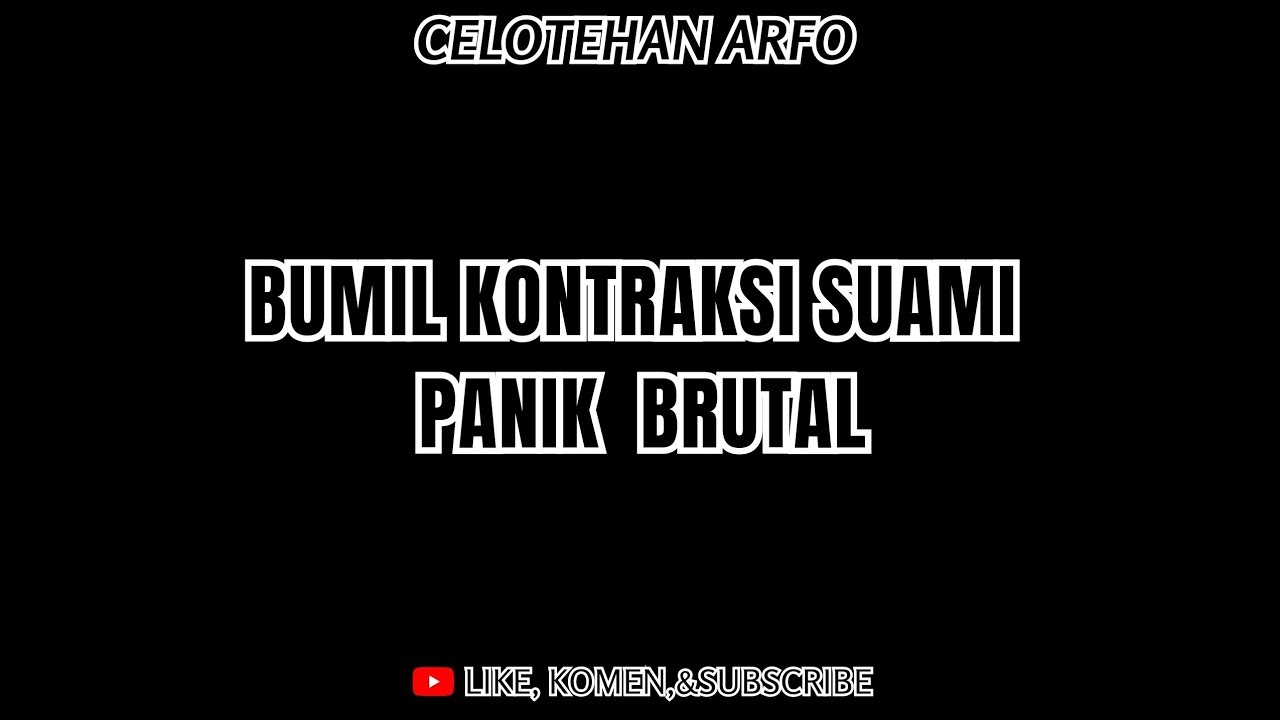 ASMR HUSBAND ROLEPLAY|BUMIL KONTRAKSI,SUAMI PANIK BRUTAL⁉️