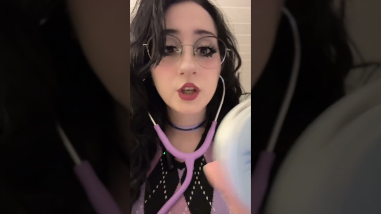 Lungs dont work? Let me check that out for you! #asmr #asmrshorts #asmrroleplay