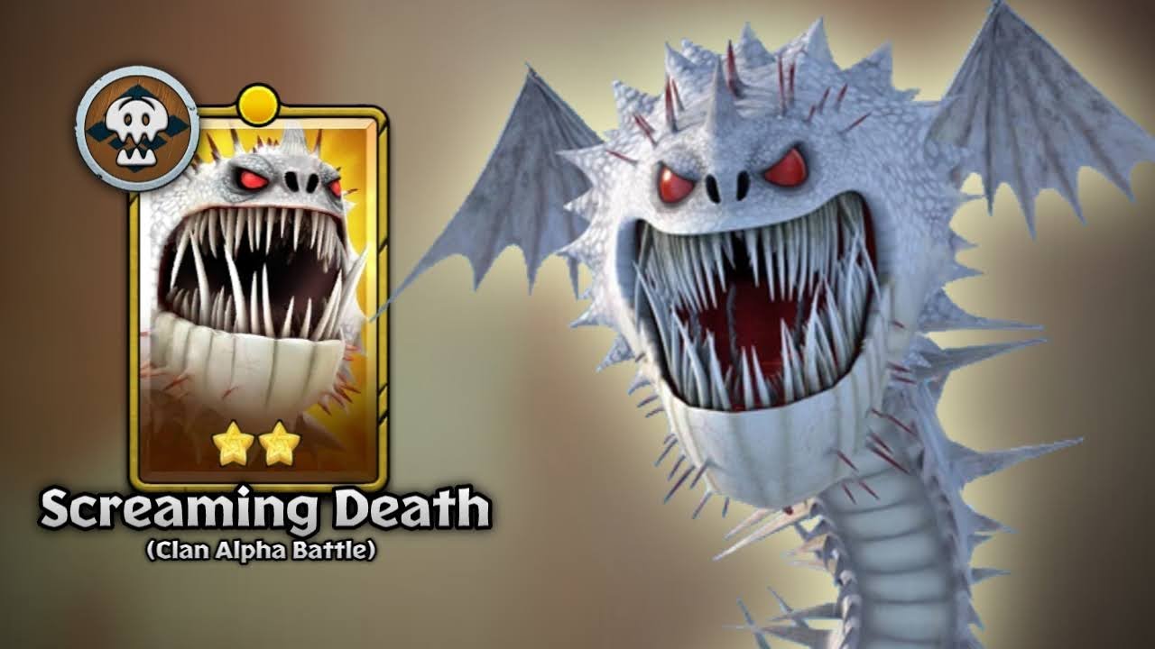 [Clan Alpha Battle] 2-Star Screaming Death | Dragons: Titan Uprising