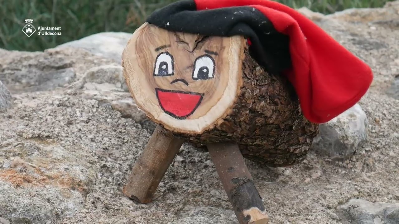 Anem a buscar el Tió de Nadal amb Lluquet i Rovelló. Enguany al castell d'Ulldecona