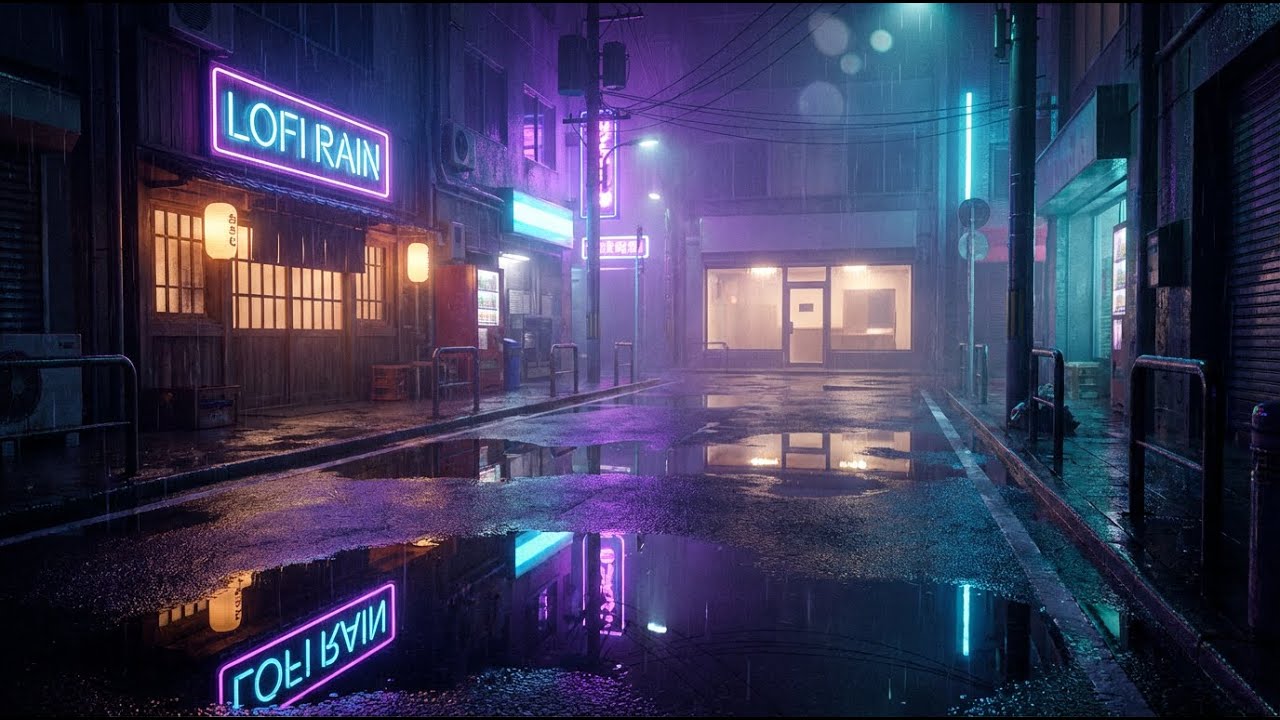 Rainy Late Hours 🌧️ Chill Lofi Hip Hop Beats