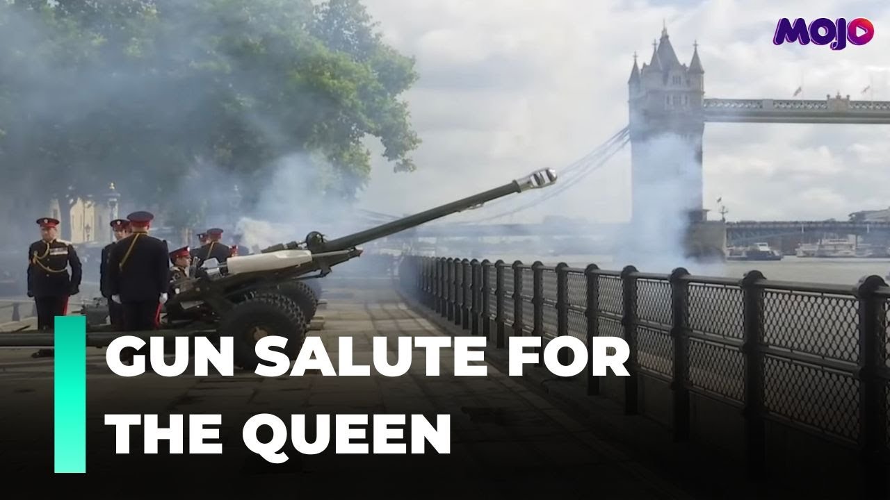 Royal Gun Salute In Honour Of Queen Elizabeth | 96-Rounds To Mark Each Year Of Her Majesty
