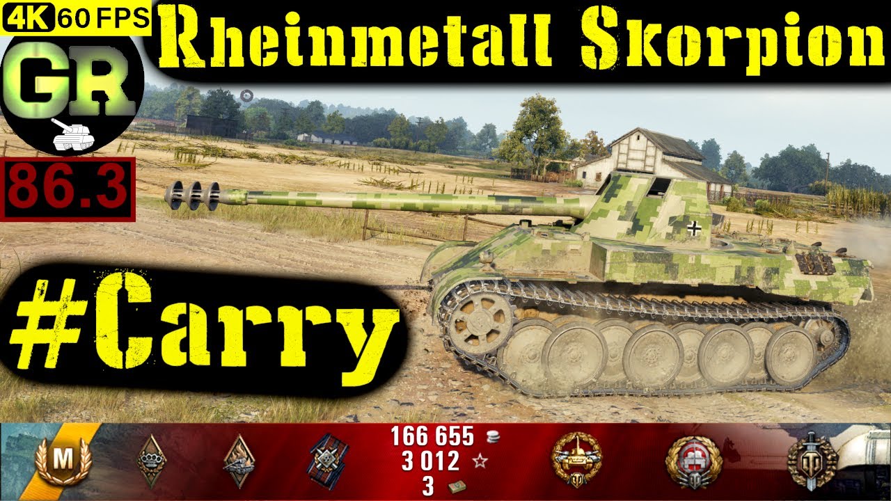 86_World of Tanks Rheinmetall Skorpion WoT Replay - 7 Kills 7.1K DMG(Patch 1.4.0)