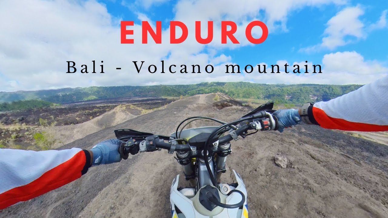 Bali Enduro adventure : Taming Volcano Mountain & Jungle Trails on Husqvarna FE 350!
