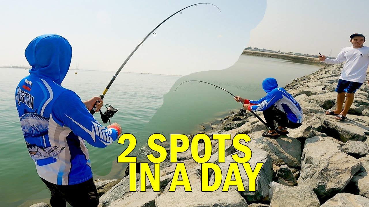 We Tried Two Different Fishing Spots In Abu Dhabi