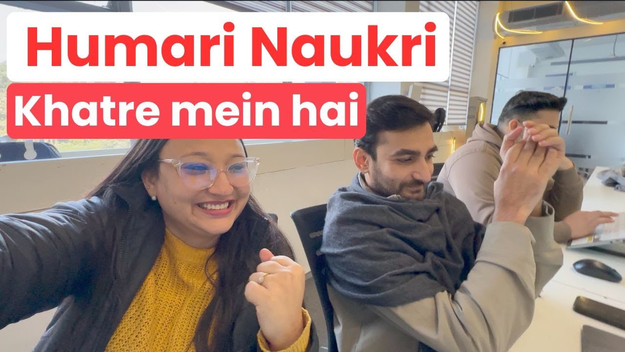 Guys, Humari Naukri Khatre Mein Hai 😶  - Honest Office Vlog