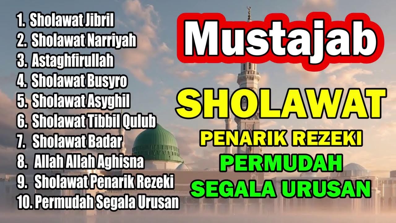 🔴 LIVE SHOLAWAT NABI PENARIK REZEKI & PELUNAS HUTANG PALING VIRAL 2026