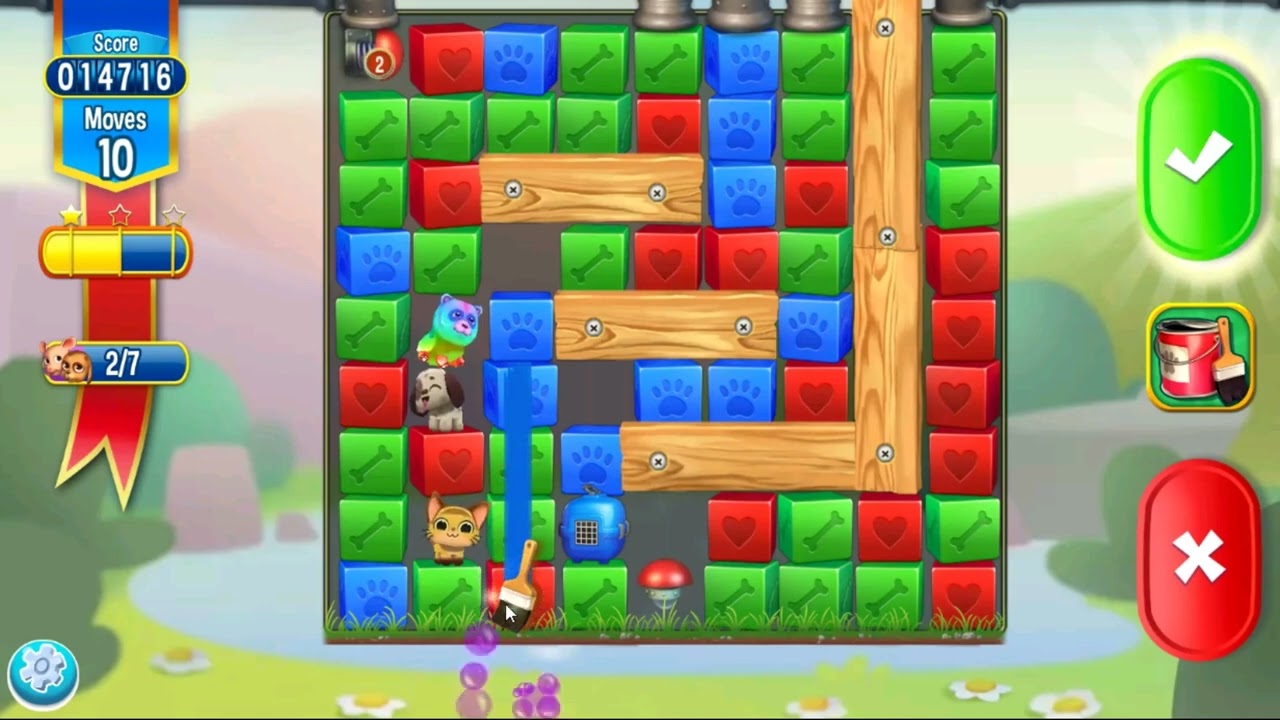 Pet Rescue Saga Level 6286 - NO BOOSTERS | SKILLGAMING ✔️