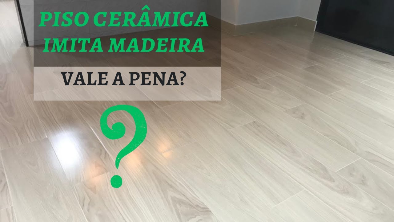 Piso Cerâmica que imita MADEIRA