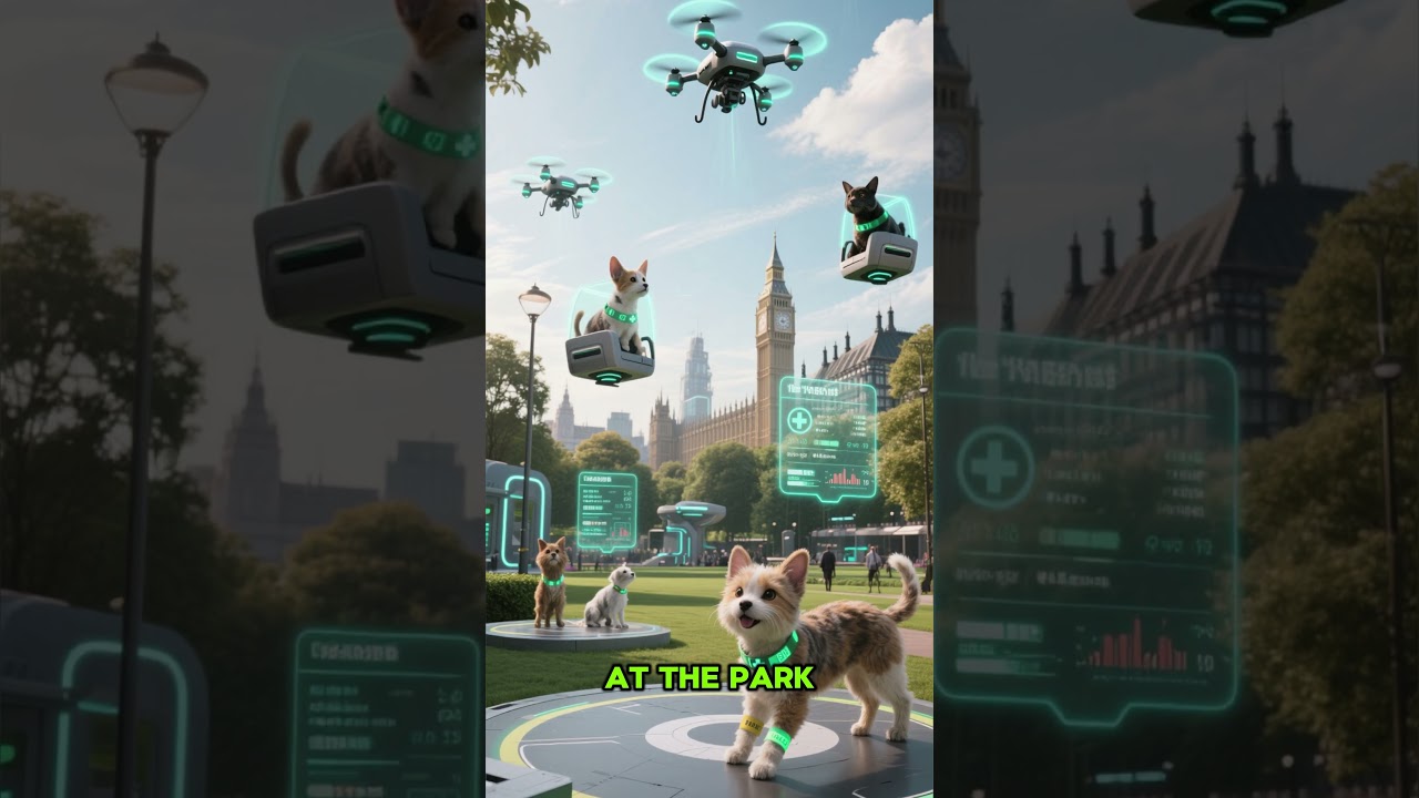 My Pet Cat in 2030 🐱🤖 | Future Cat Story #shorts