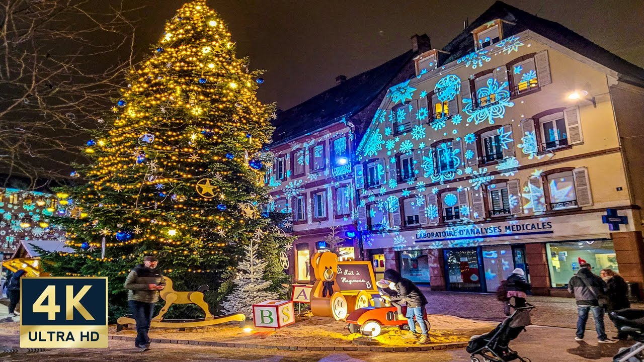 Haguenau France 🇫🇷 4K Christmas Market Walking Tour 2022
