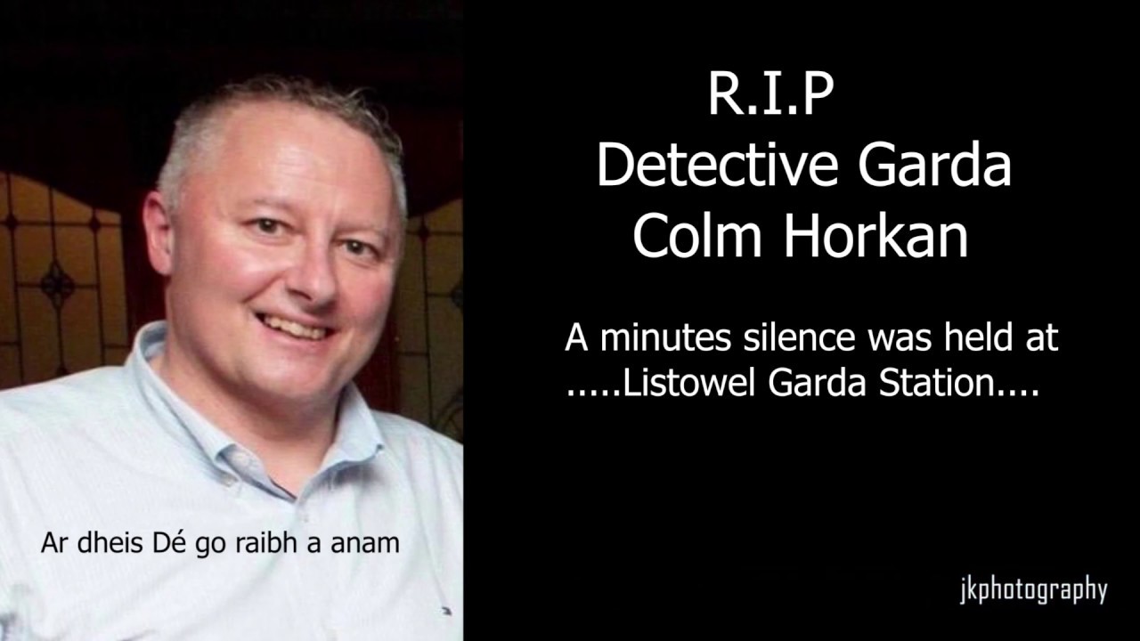 Minute Silence for Detective Garda Colm Horkan