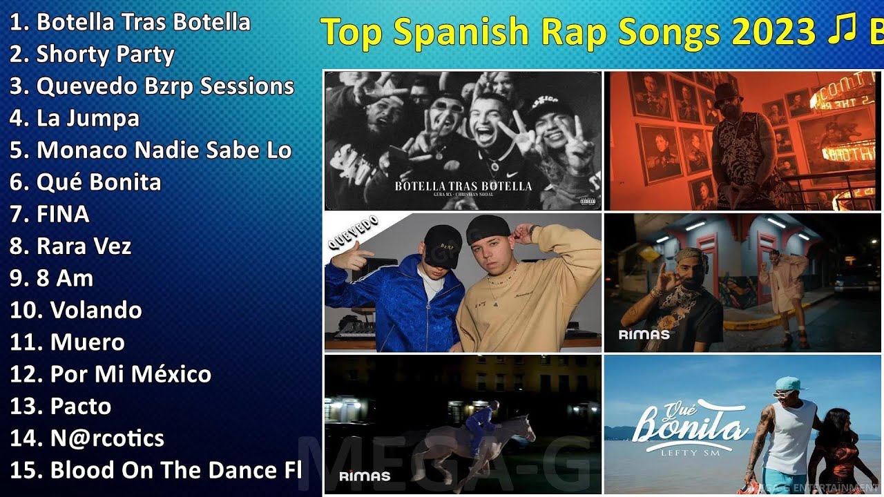 Top Spanish Rap Songs 2023 ♫ Best Spanish Rap & Hip Hop Music 2023 (Urban Latin Music Playlist) ...