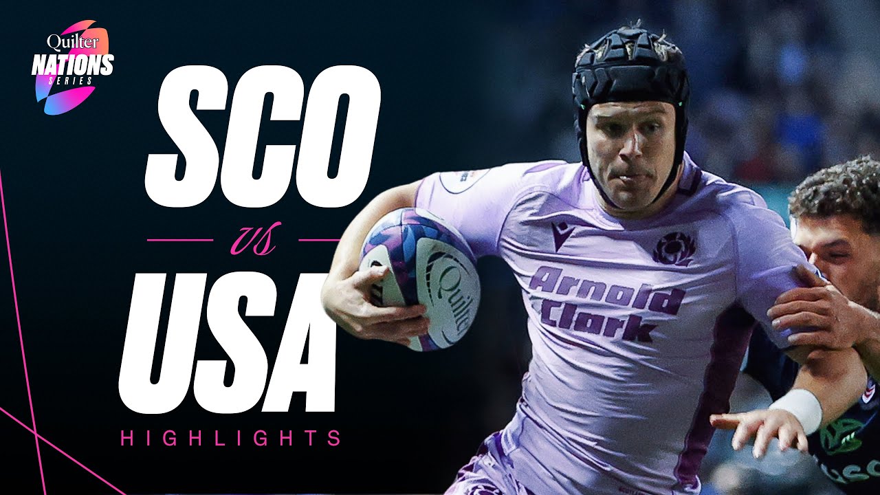 HIGHLIGHTS | Scotland v USA | Scotland nil the USA in 13 try demolition