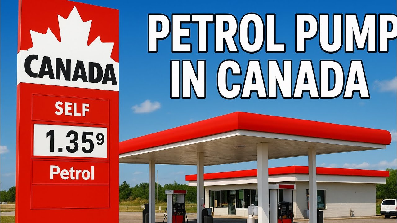 Petrol Pump in Canada | Fuel Price & Gas Station Tour 🇨🇦 🚗⛽ Canada Life 
