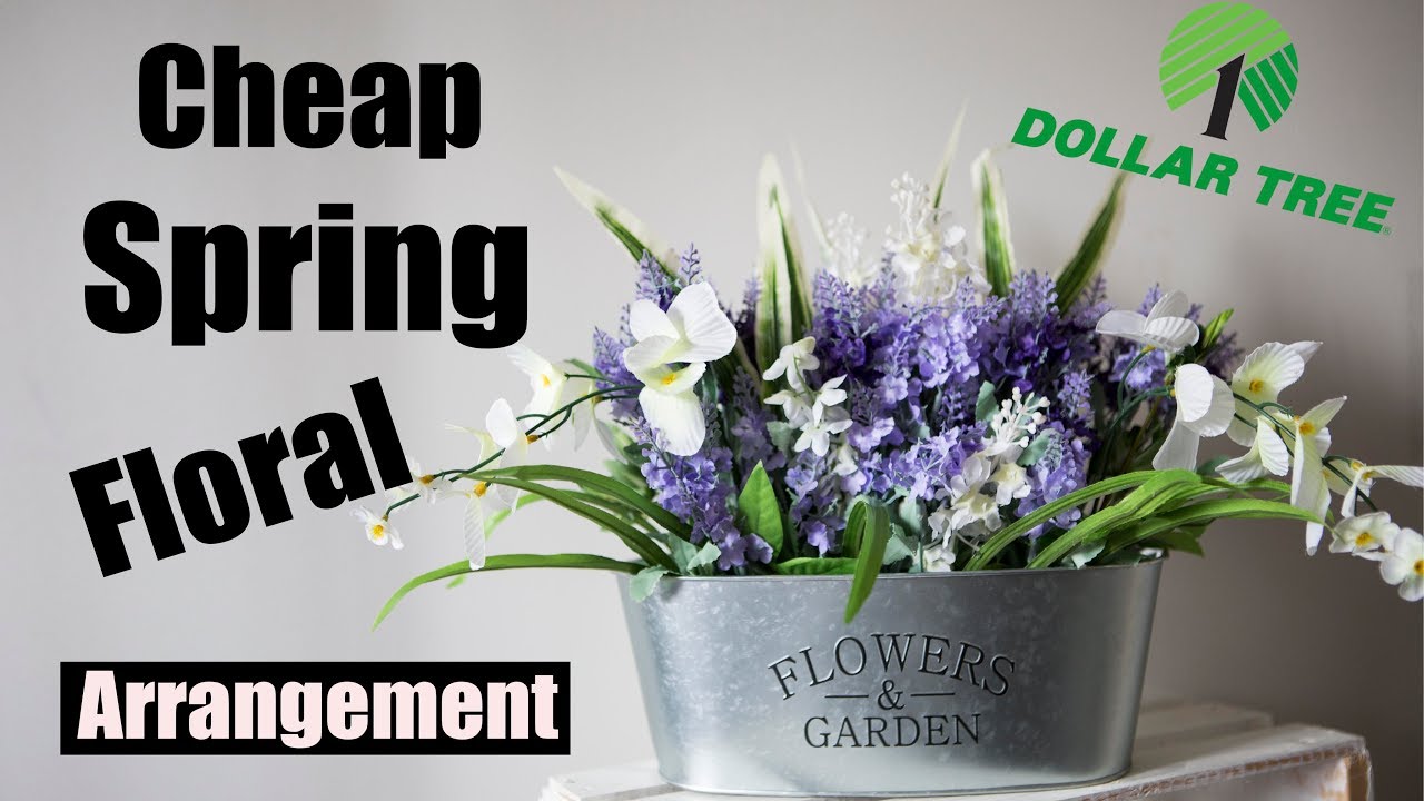 Cheap Dollar Tree Floral arrangement
