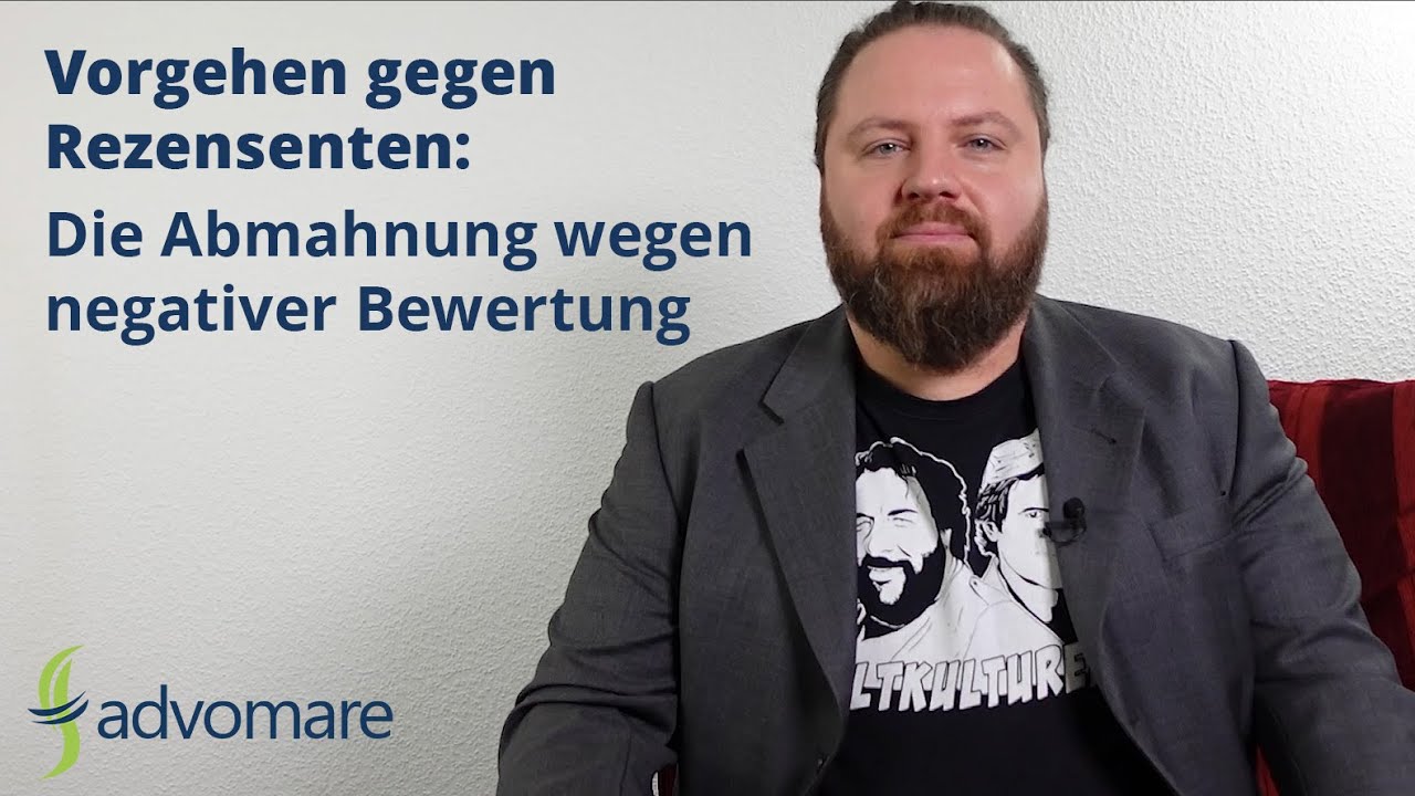 Das Vorgehen gegen Rezensent:innen: Abmahnung wegen negativer Bewertung