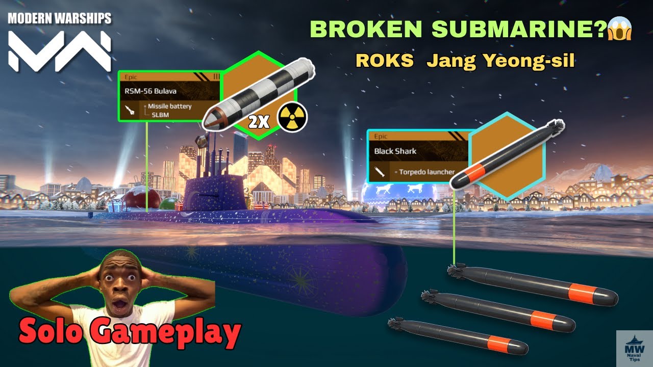 ROKS Jang Yeong-sil Full Gameplay | BROKEN Submarine? 😱 | Modern Warships