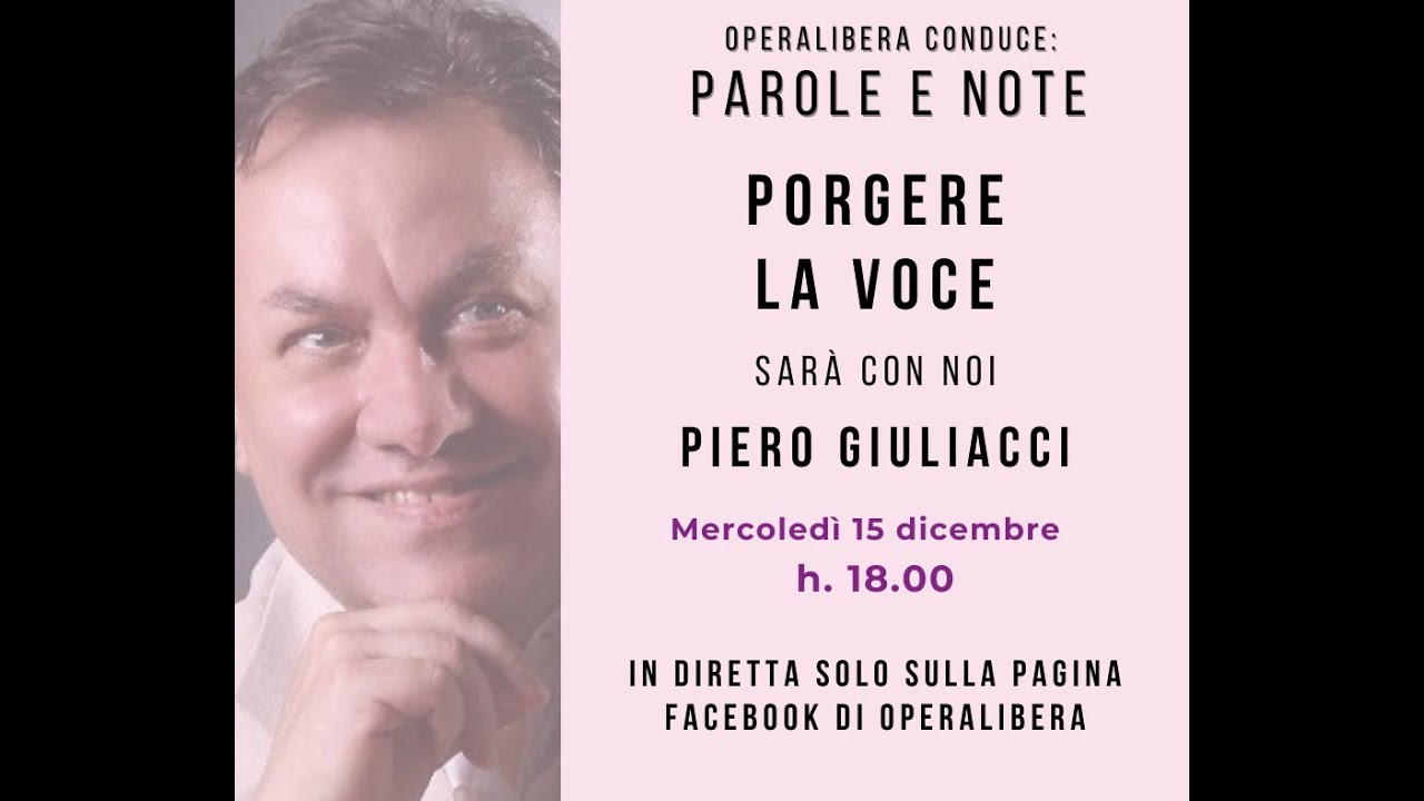 OperaLibera conduce: parole e note. Porgere la voce