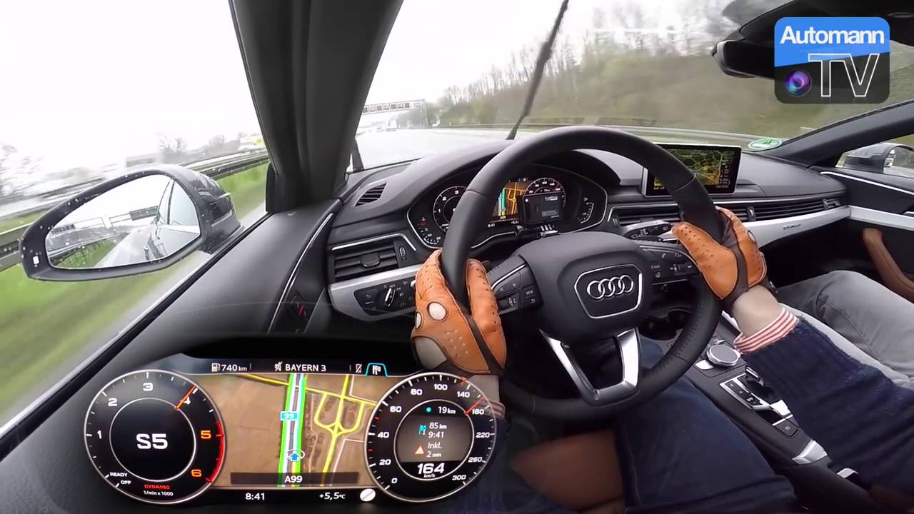 2017 Audi A4 Allroad 3 0 TDI 272hp   0 200 km h acceleration 60FPS