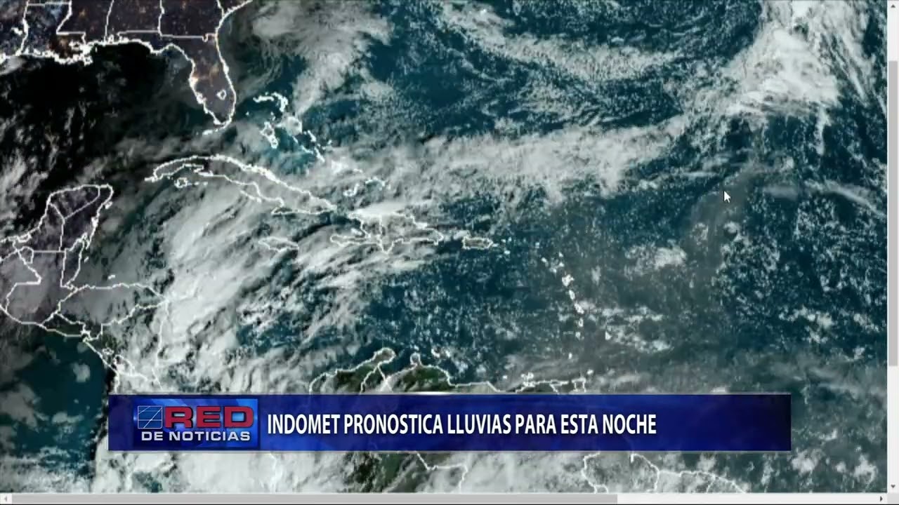 Indomet pronostica lluvias para esta noche
